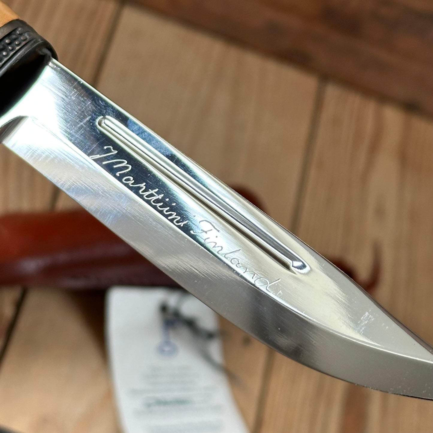 K41 Vintage Original Finnish MARTTIINI FINLAND Horse HEAD Puukko KNIFE