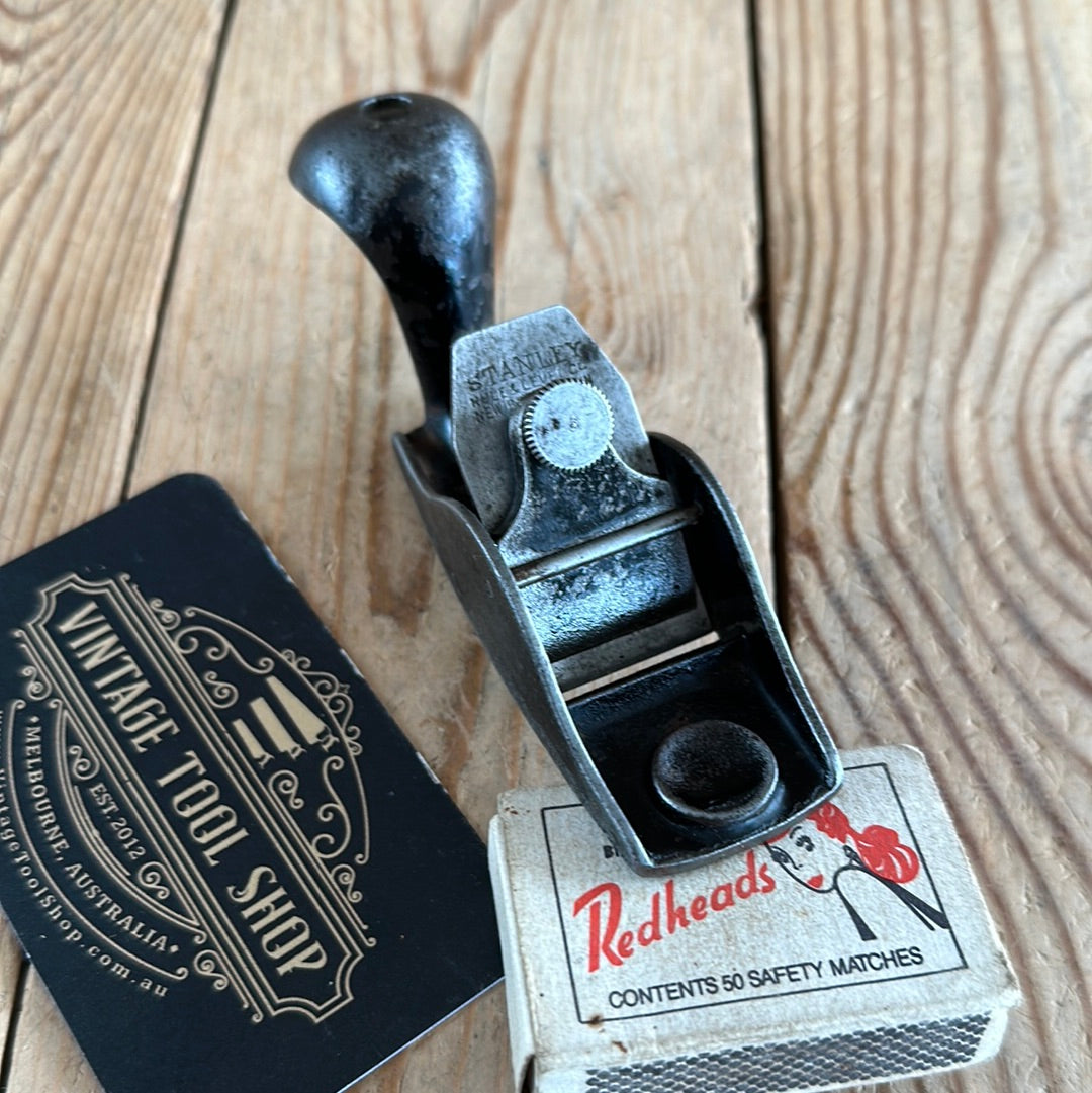 SOLD N662 Vintage STANLEY 1907 era No.100 “Squirrel tail” Block PLANE