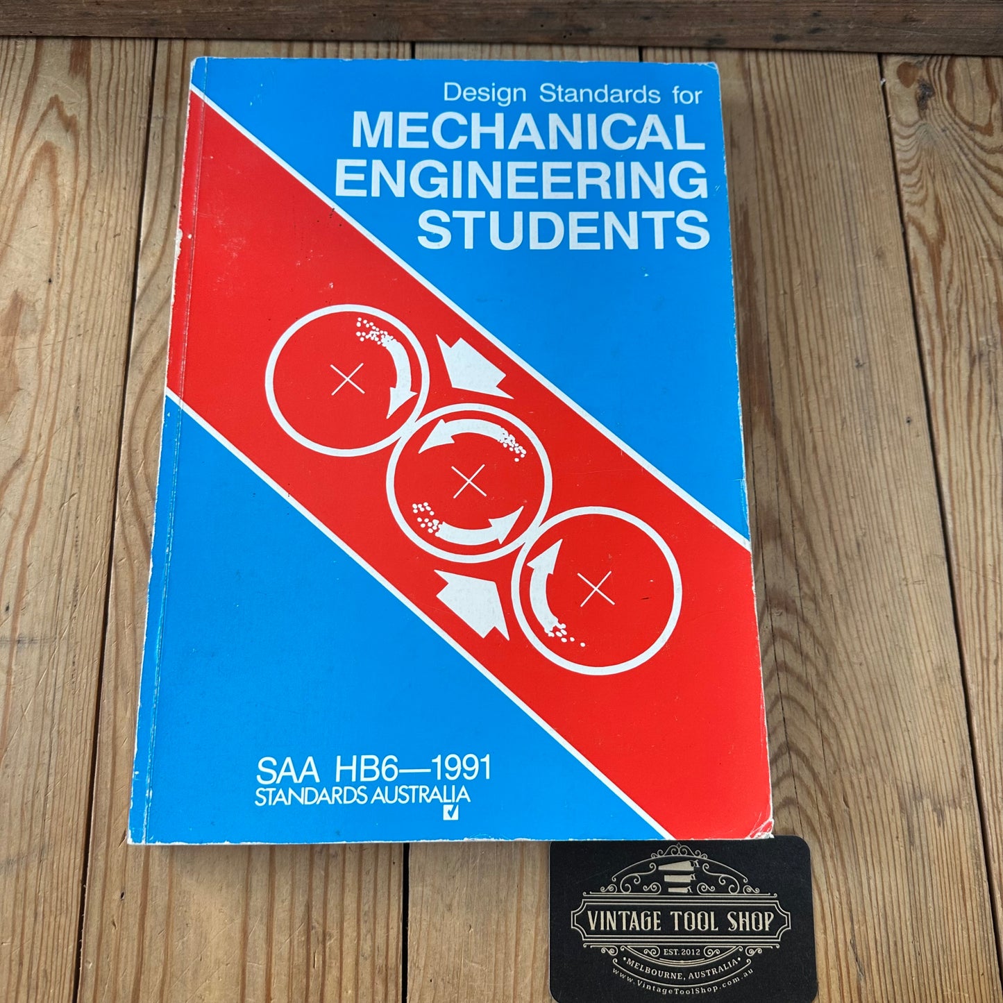 XBN140 Vintage 1991 BOOK Design Standards for MECHANICAL ENGINEERING STUDENTS by STANDARDS AUSTRALIA 3rd editiom
