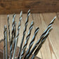 H2516 Vintage BOXED mixed set of 10 x CLEVELAND style wood drill BITS brace BIT set