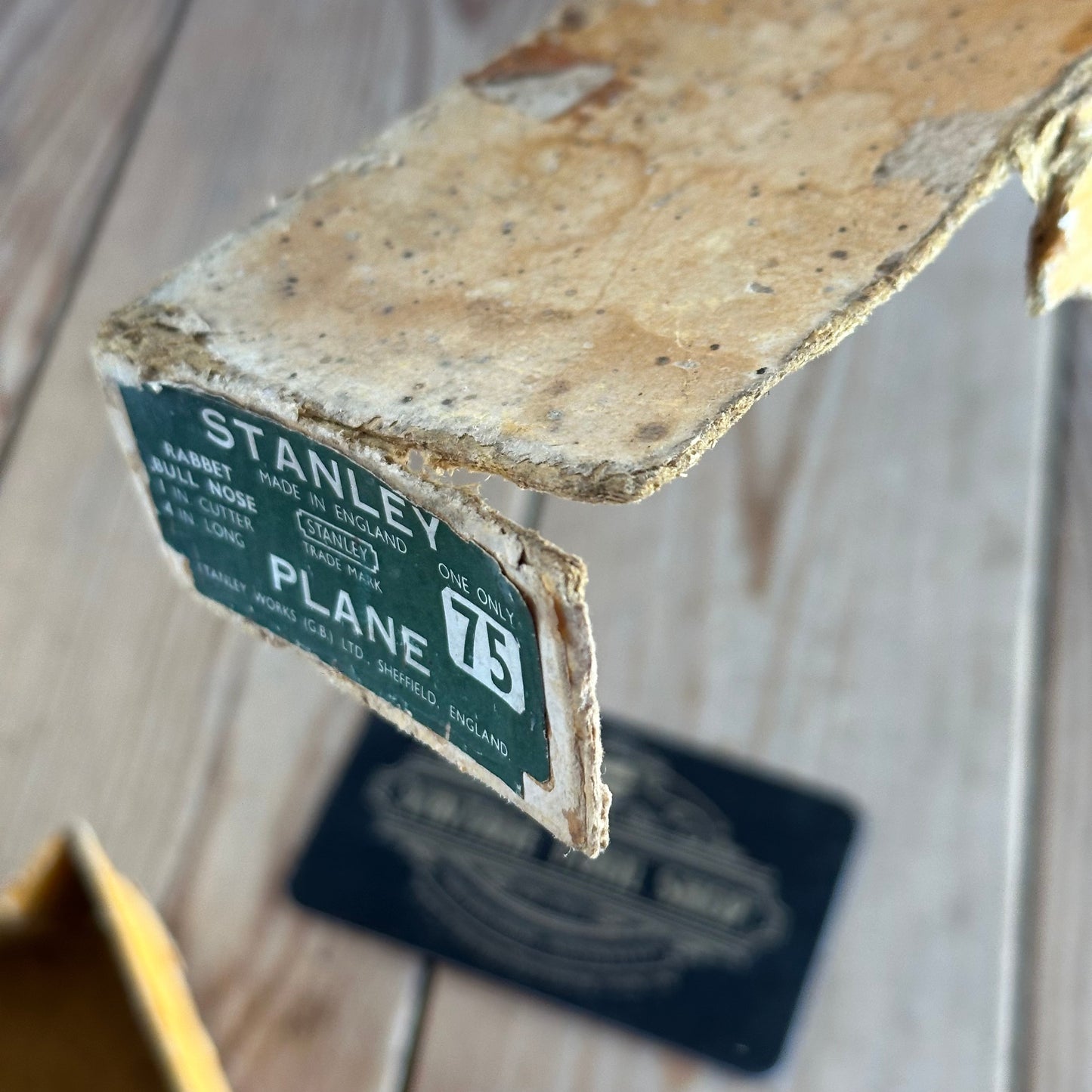 H2352 Vintage STANLEY No:75 rebate rabbet BULLNOSE PLANE IOB