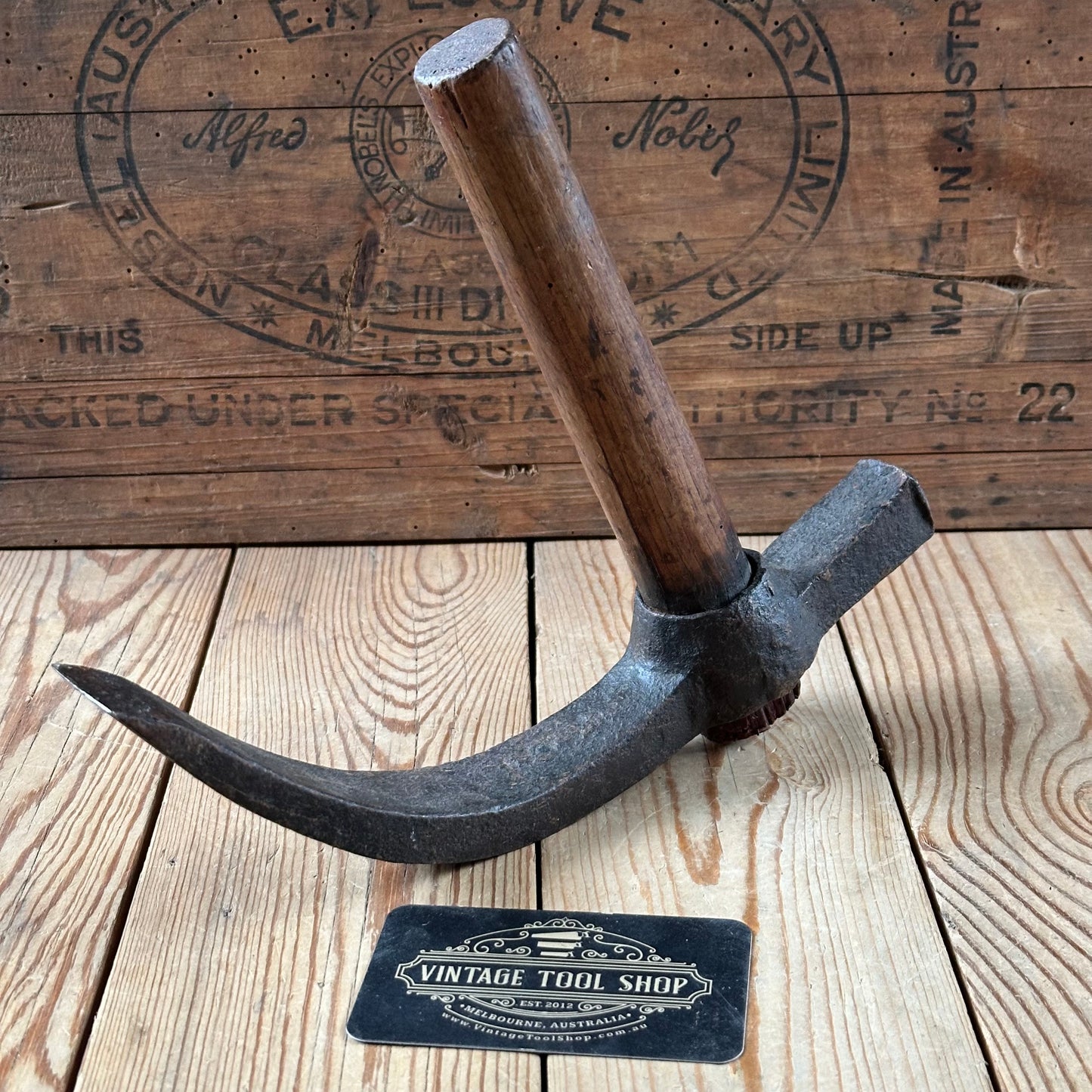 Y1742 Antique FRENCH YOKE MAKERS ADZE