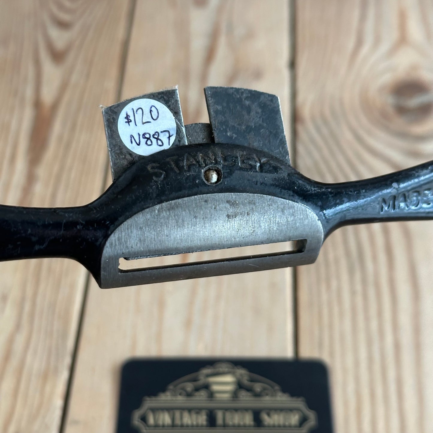 N887 Vintage STANLEY No:63 convex SPOKESHAVE Spoke shave