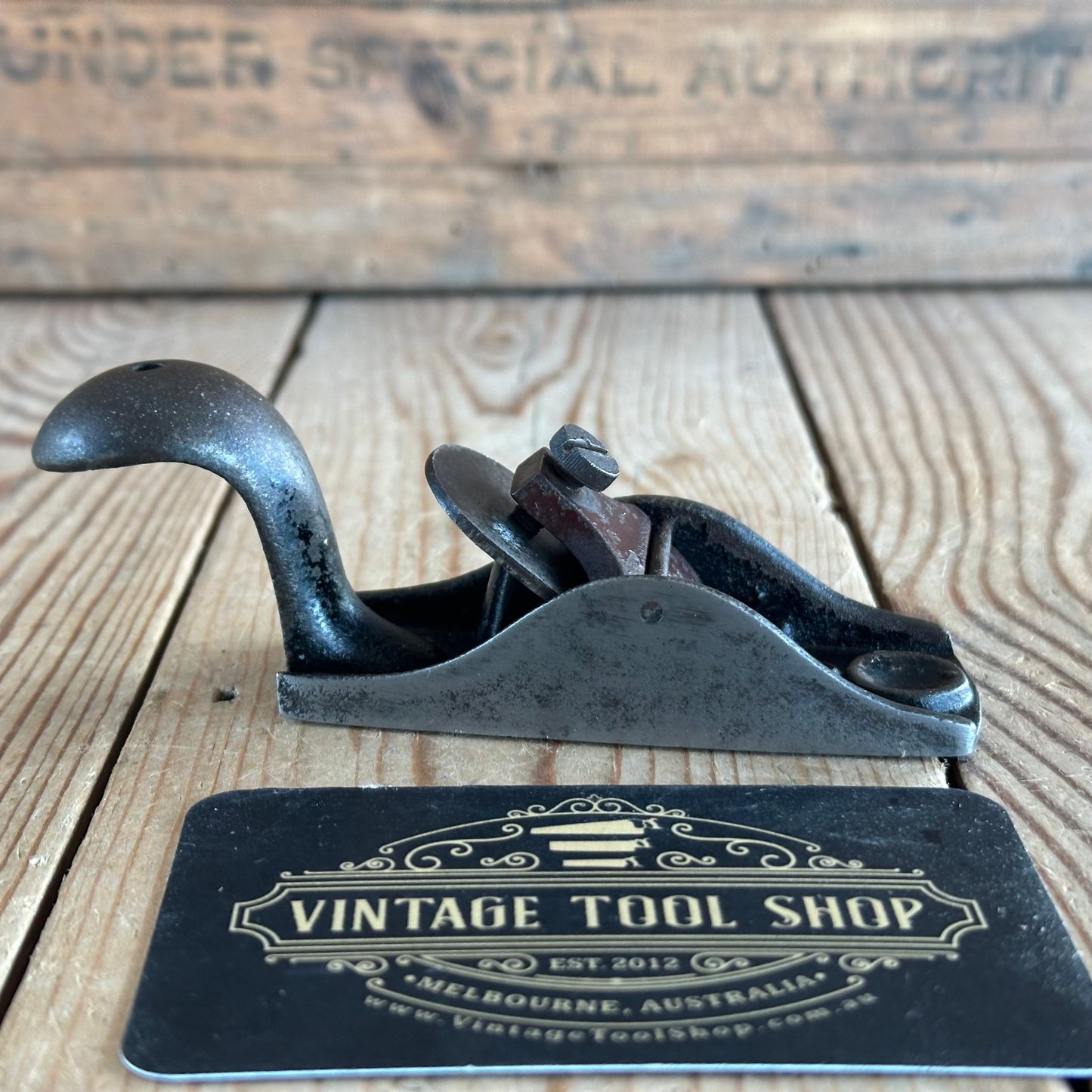 D1588 Vintage STANLEY No.100 “Squirrel tail” Block PLANE