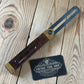 H2476 CLEAN! Vintage Rosewood & brass 10” BEVEL