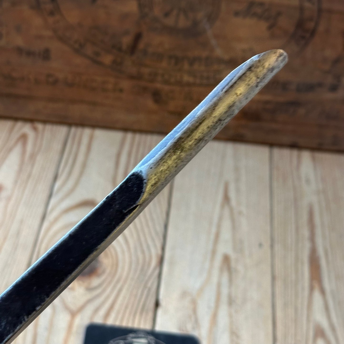 D1900 ANCIENT! Large Antique 19mm EUROPEAN GOUGE Carving CHISEL