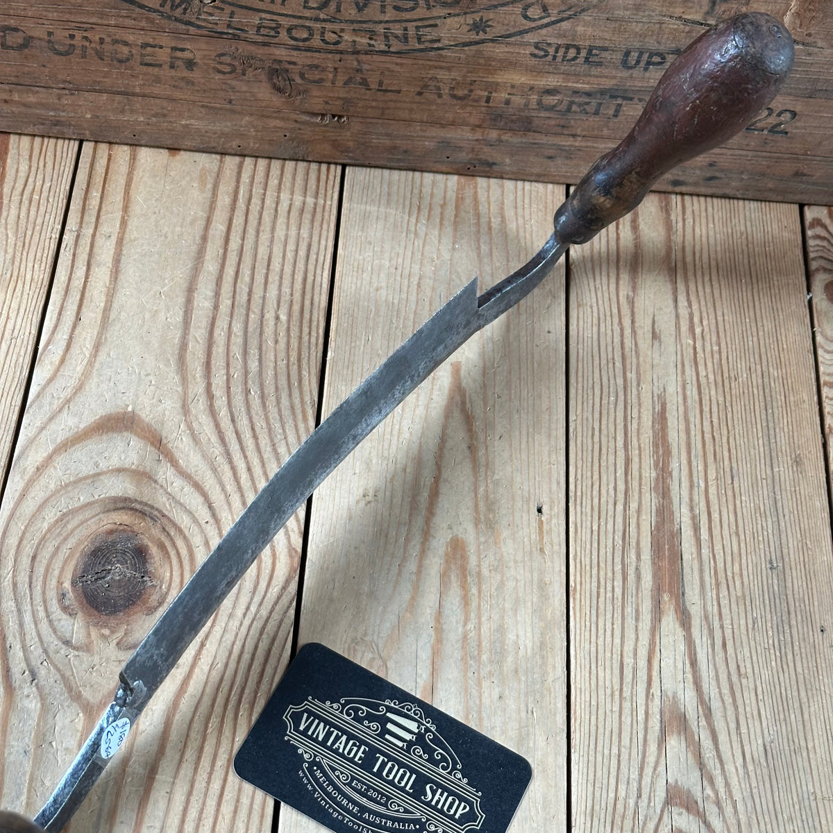 H2564 Vintage 8” New Haven Edge Tool Co USA DRAWKNIFE draw knife