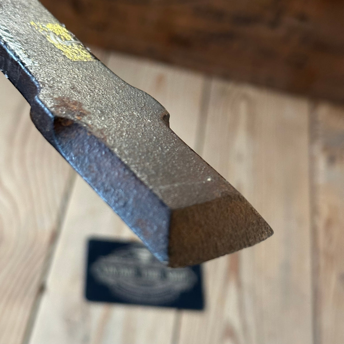 T9874 WILD! Antique AUSTRIAN kreuzaxt, laminated steel