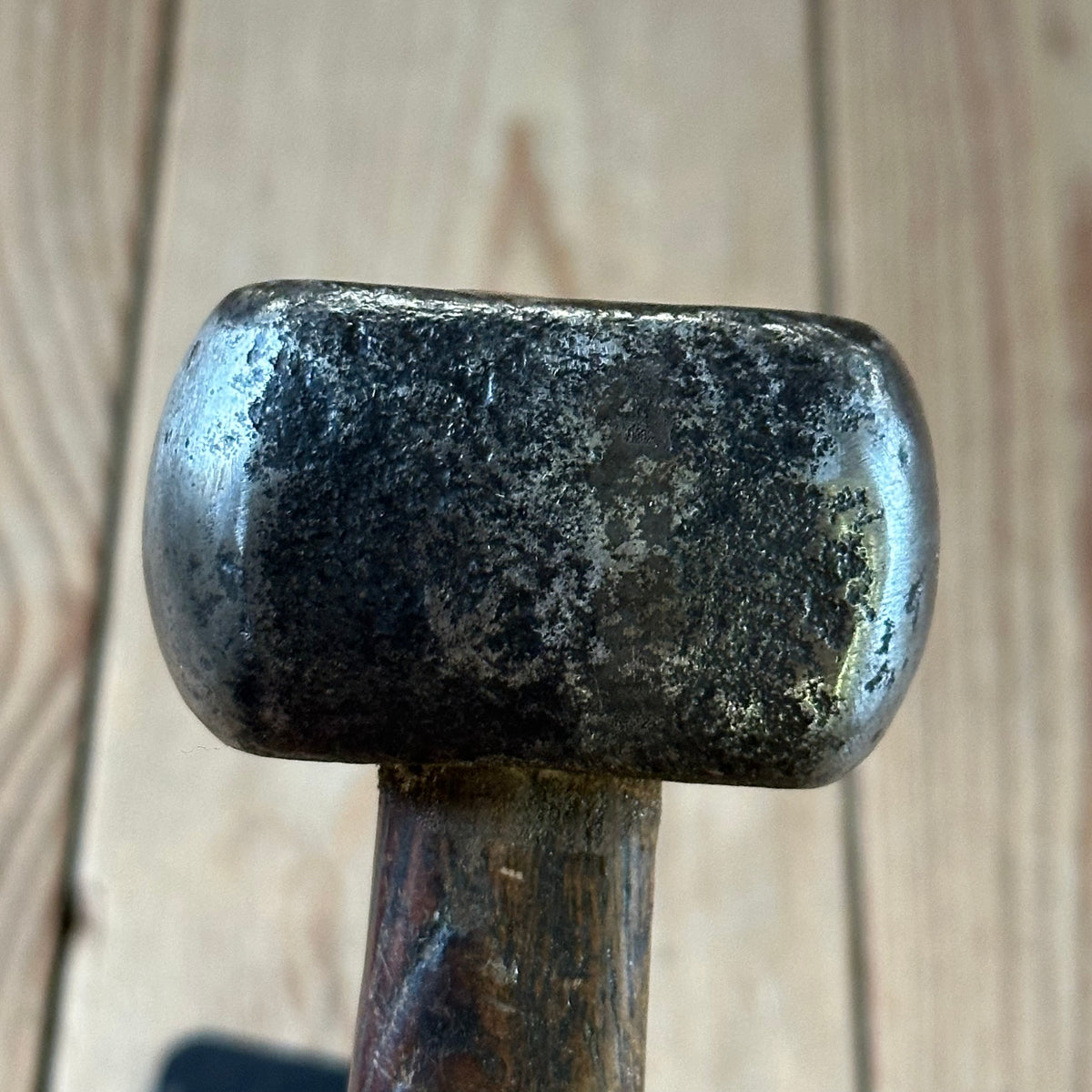 Y436 GORGEOUS! Worn Antique FRENCH Metalwork Shaping HAMMER