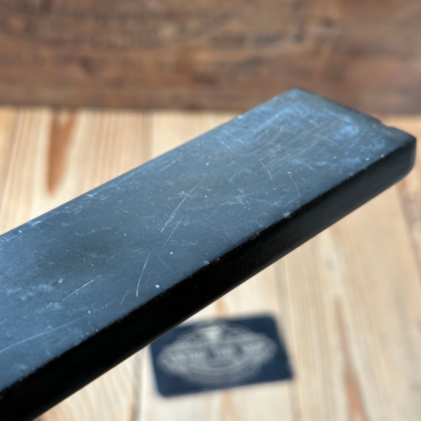 D1143 Vintage Blue Dragons Tongue WELSH natural sharpening stone BARBER HONE