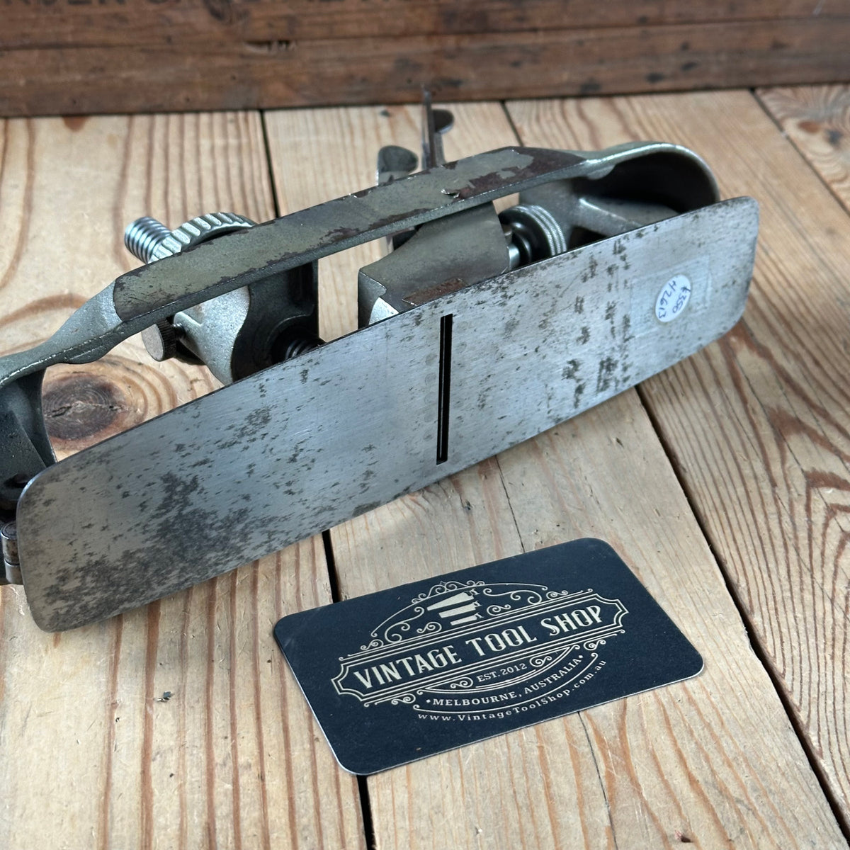 H2613 AWESOME ! Vintage STANLEY USA No:20 VICTOR Compass CIRCULAR Plane