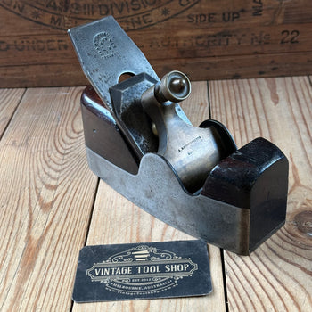 N1038 Antique MATHIESON Scotland No:842 SMOOTHING plane Rosewood