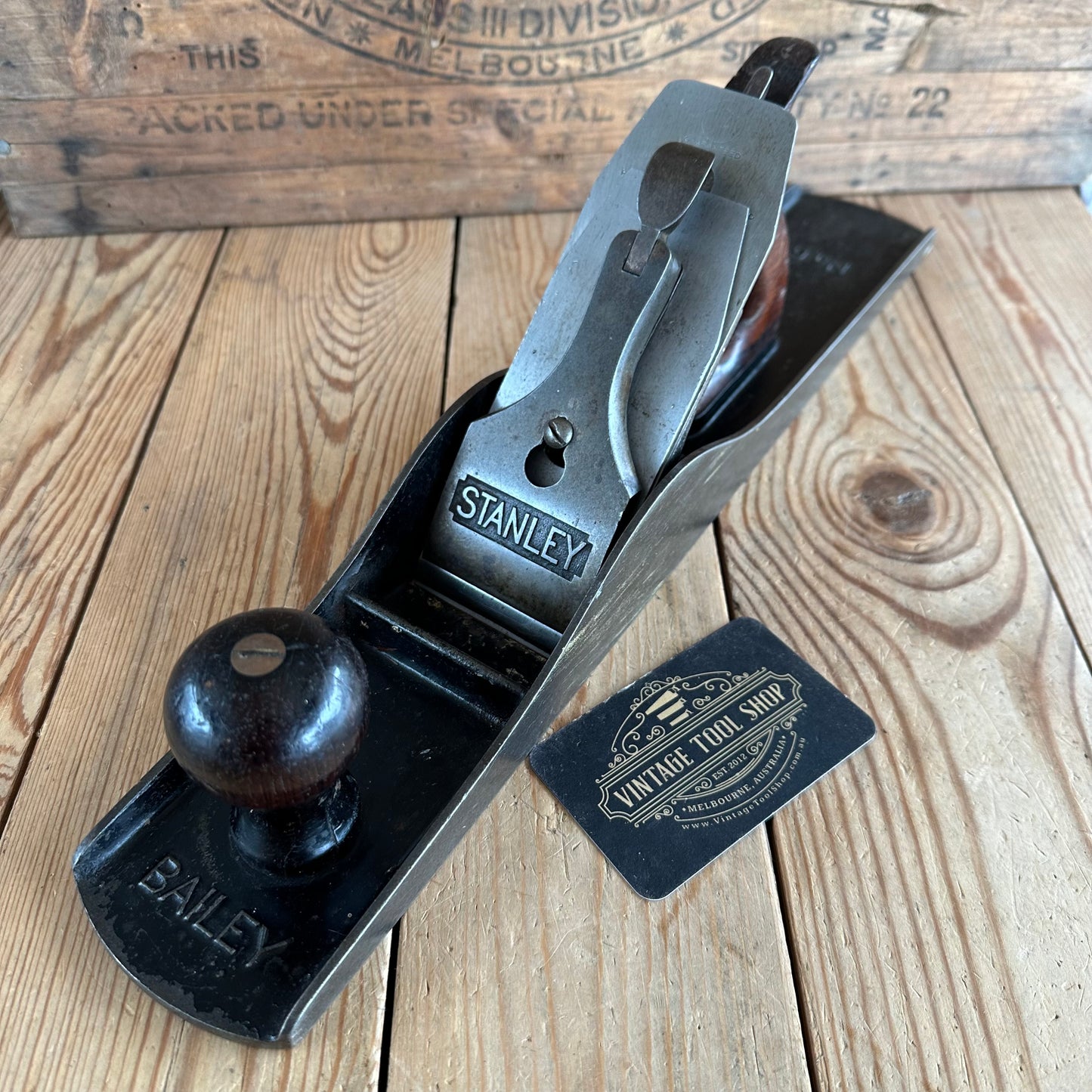 N1250 Vintage STANLEY USA Type 13 1925-28 No.6 jack PLANE