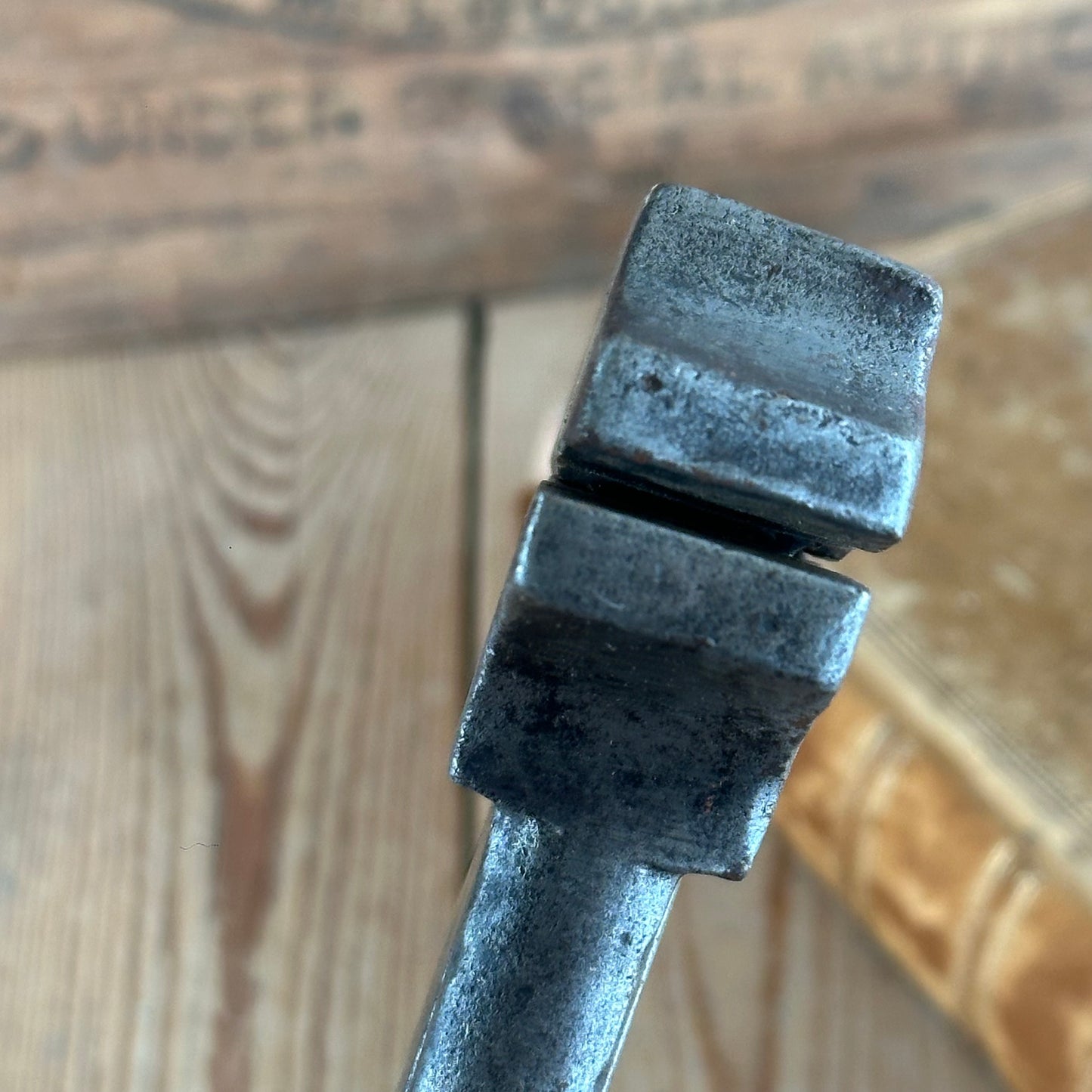 H2288 Vintage UNUSUAL 11” adjustable BUGGY WRENCH