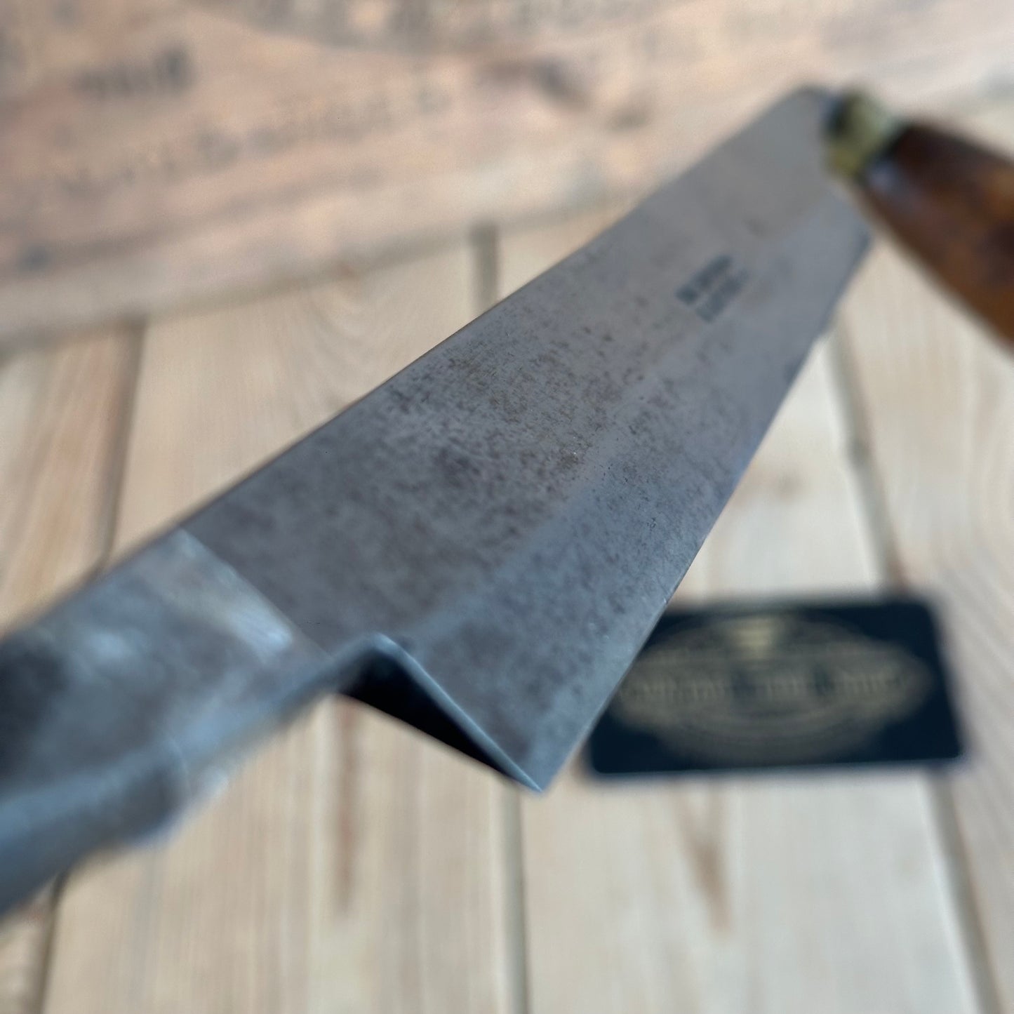 D2075 Vintage THOMAS IBBOTSON & Co 8” DRAWKNIFE draw knife