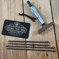 H2484 Vintage STARRETT No:440 DEPTH MICROMETER set IOB
