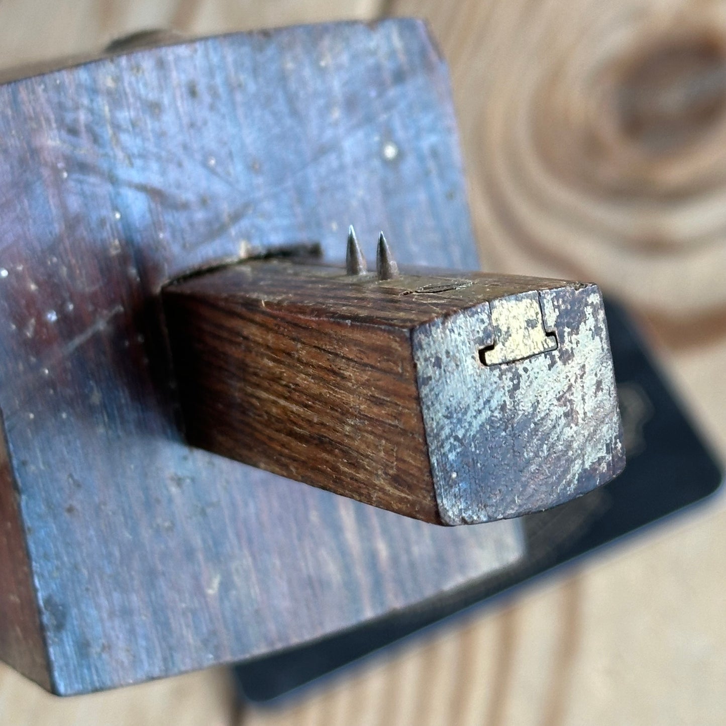 H1960 Vintage CLAY of England Rosewood and BRASS Mortise GAUGE