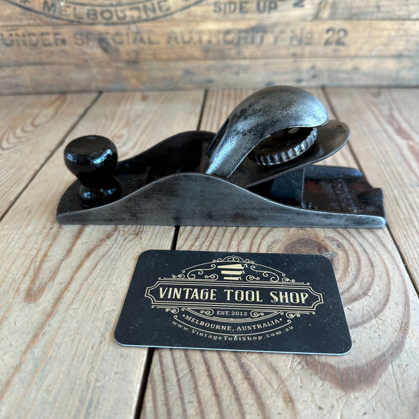 B152 Vintage STANLEY USA No.110 SWEETHEART 1921-35 Block PLANE