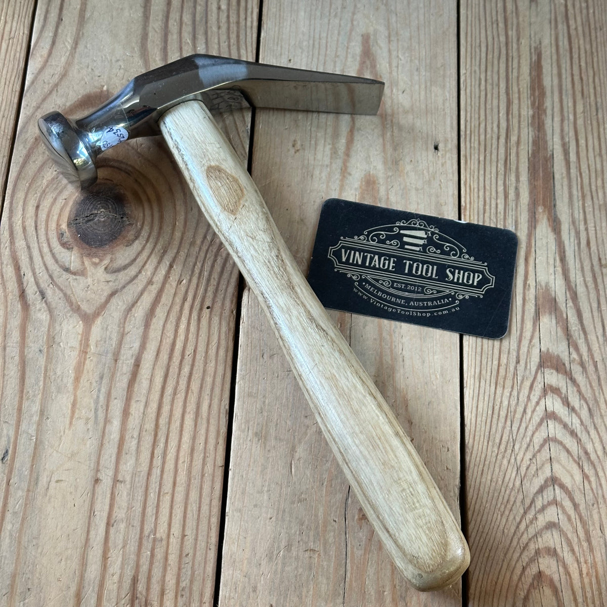 H2534 Vintage Leatherwork FRENCH PATTERN COBBLERS HAMMER by F.DICK Germany