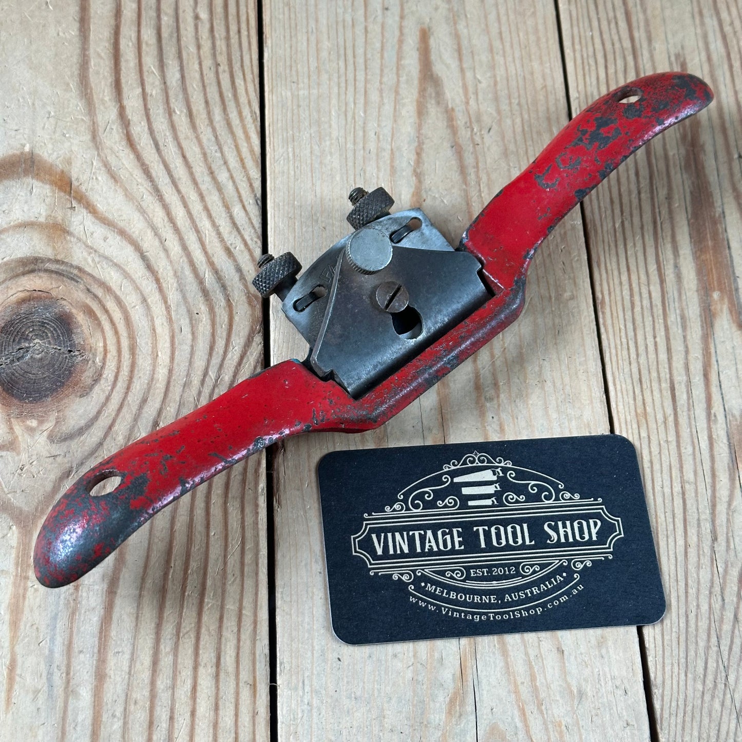 N1811 Vintage FALCON Australia No.F151 adjustable flat base SPOKESHAVE spoke shave