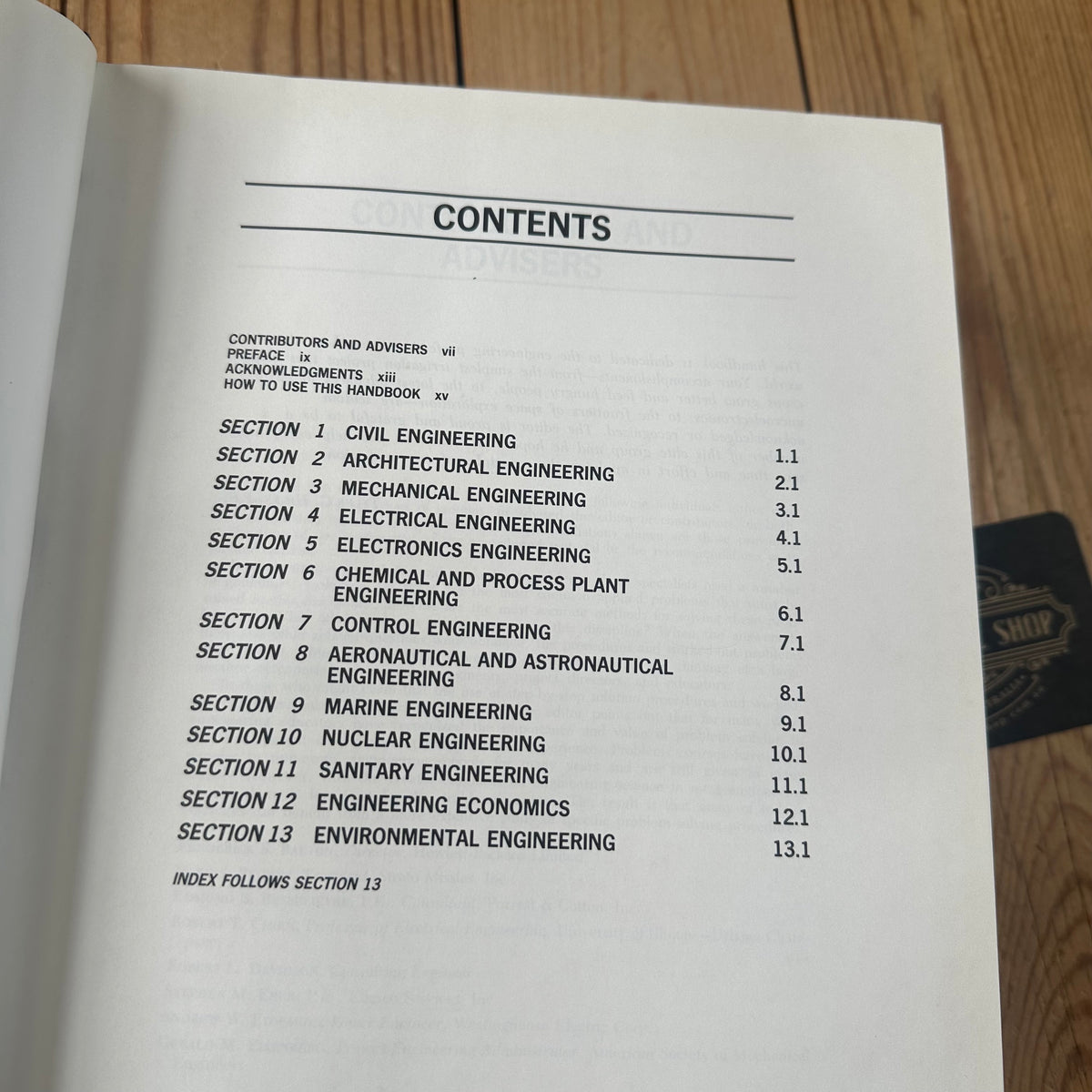 N2052 HANDY! Vintage BOOK STANDARD HANDBOOK of ENGINEERING CALCULATIONS 3rd edition by T.G.Hicks