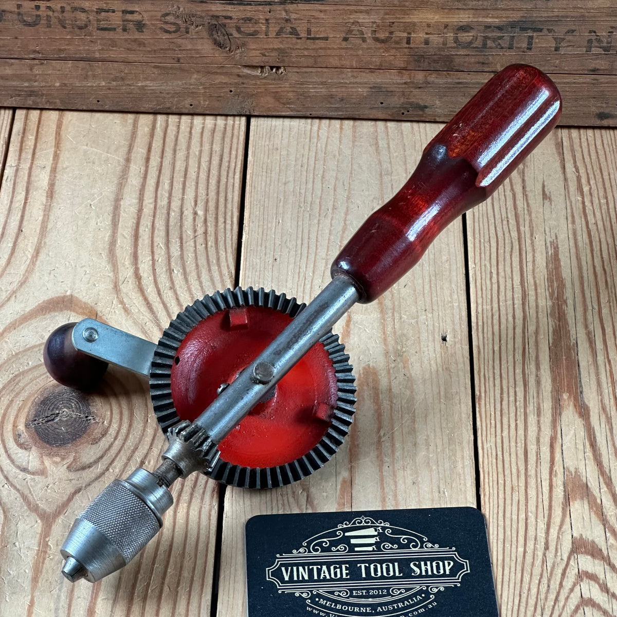 H2649 Vintage MILLERS FALLS USA No.2500 eggbeater hand DRILL