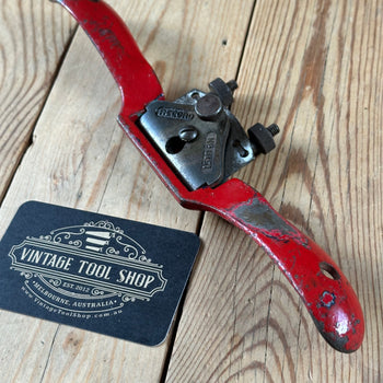 N1805 Vintage RECORD England No.A151 Adjustable CONVEX curved Malleable Iron SPOKESHAVE spoke shave