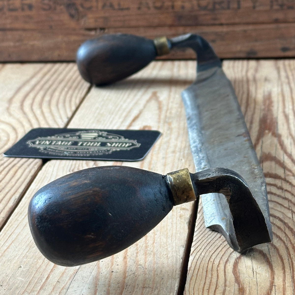 JMB41 Blacksmith made HAND FORGED 1045 steel 9”DRAWKNIFE. Made by Jacob Marcus BONESAW