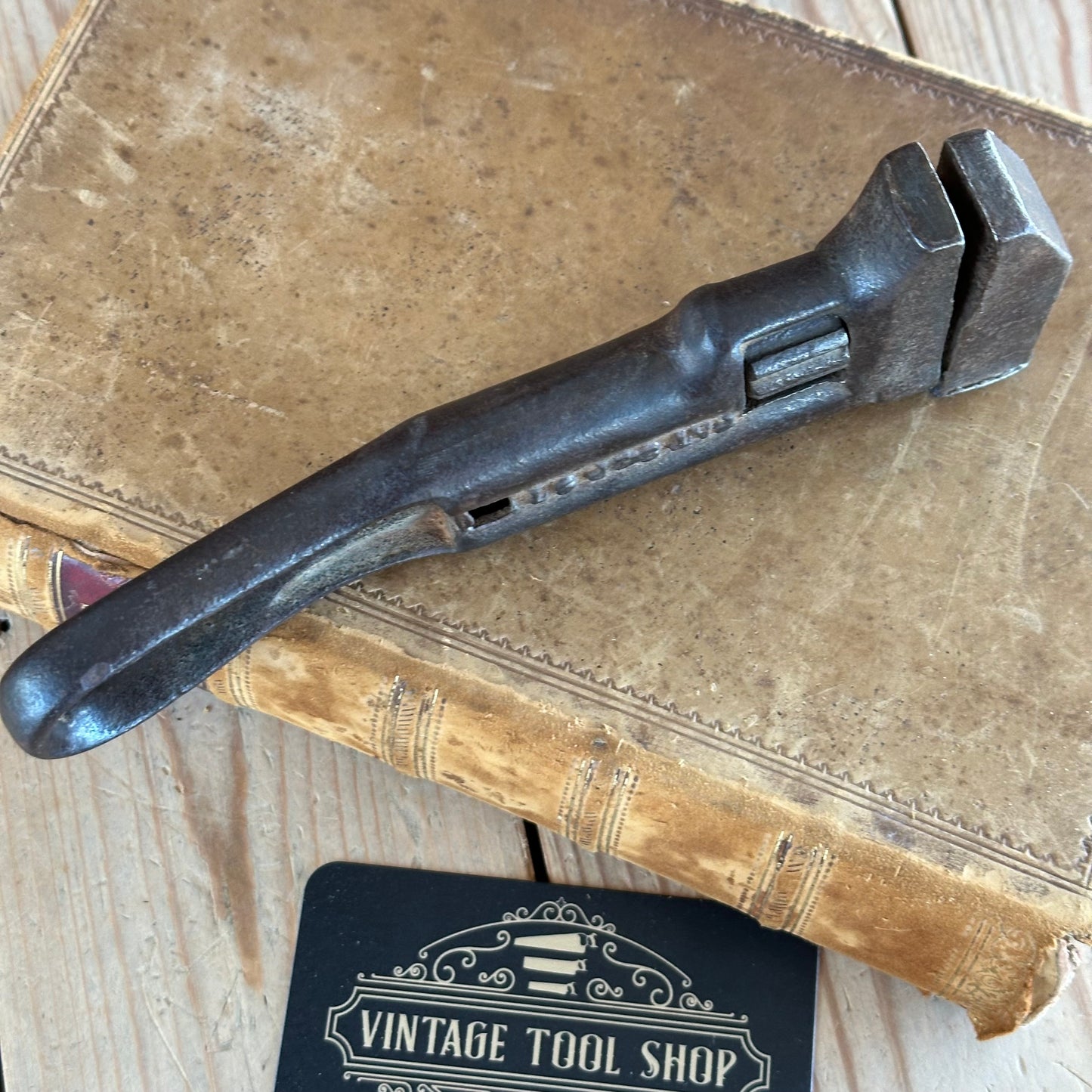 N1529 UNUSUAL! Vintage Patented 1897 WRENCH