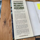 XBN24 Vintage 1991 an Introduction to MACHINERY RELIABILITY ASSESSMENT BOOK by H.P.Bloch and F.K.Geitner