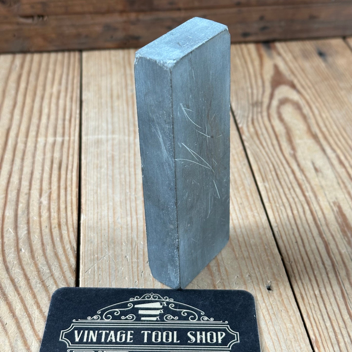 A329 Vintage DALMORE BLUE Scottish Razor BARBER HONE sharpening stone waterstone