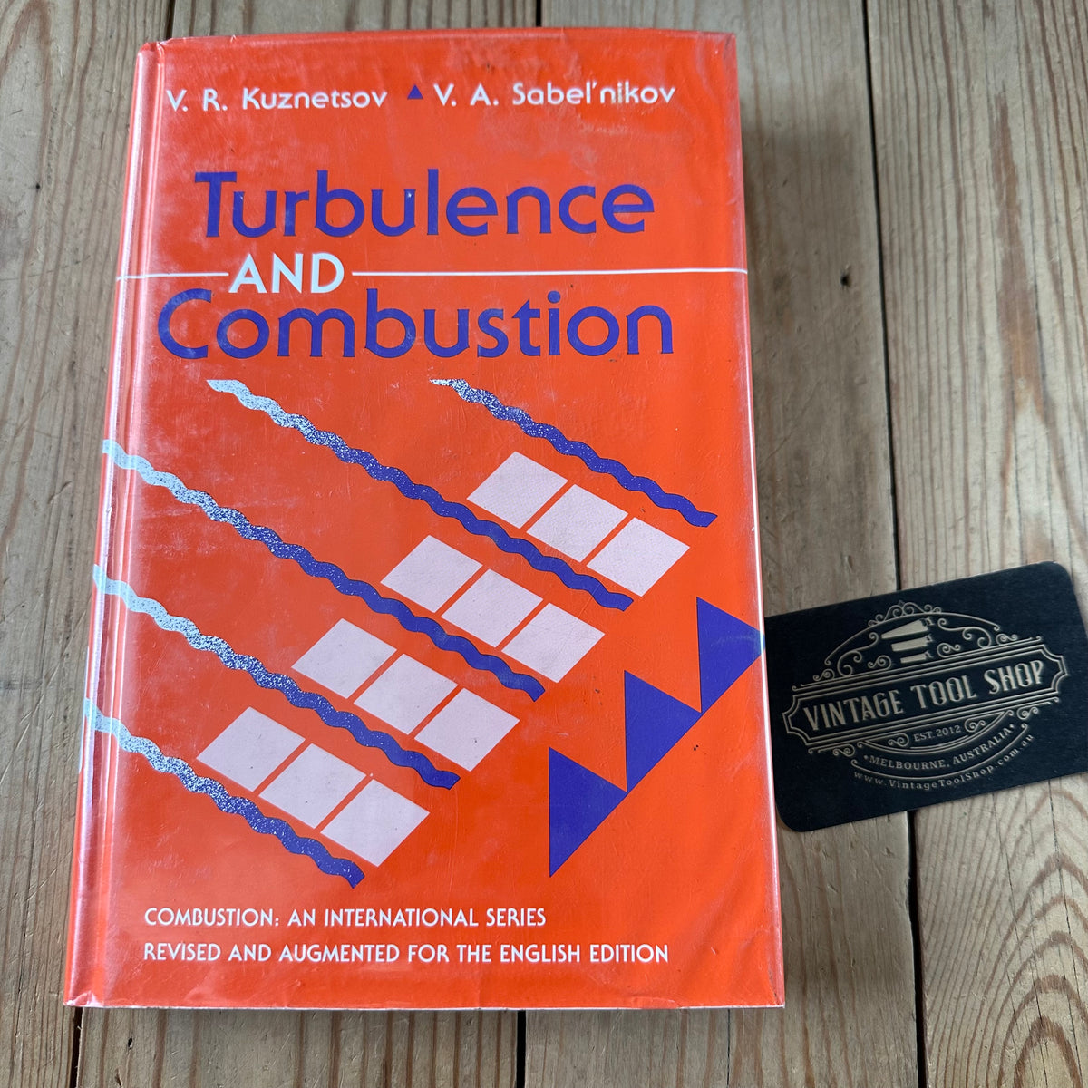 N1998 Vintage 1990 BOOK TURBULENCE and COMBUSTION by V.R.Kuznetsov & V.A.Sabelnikov