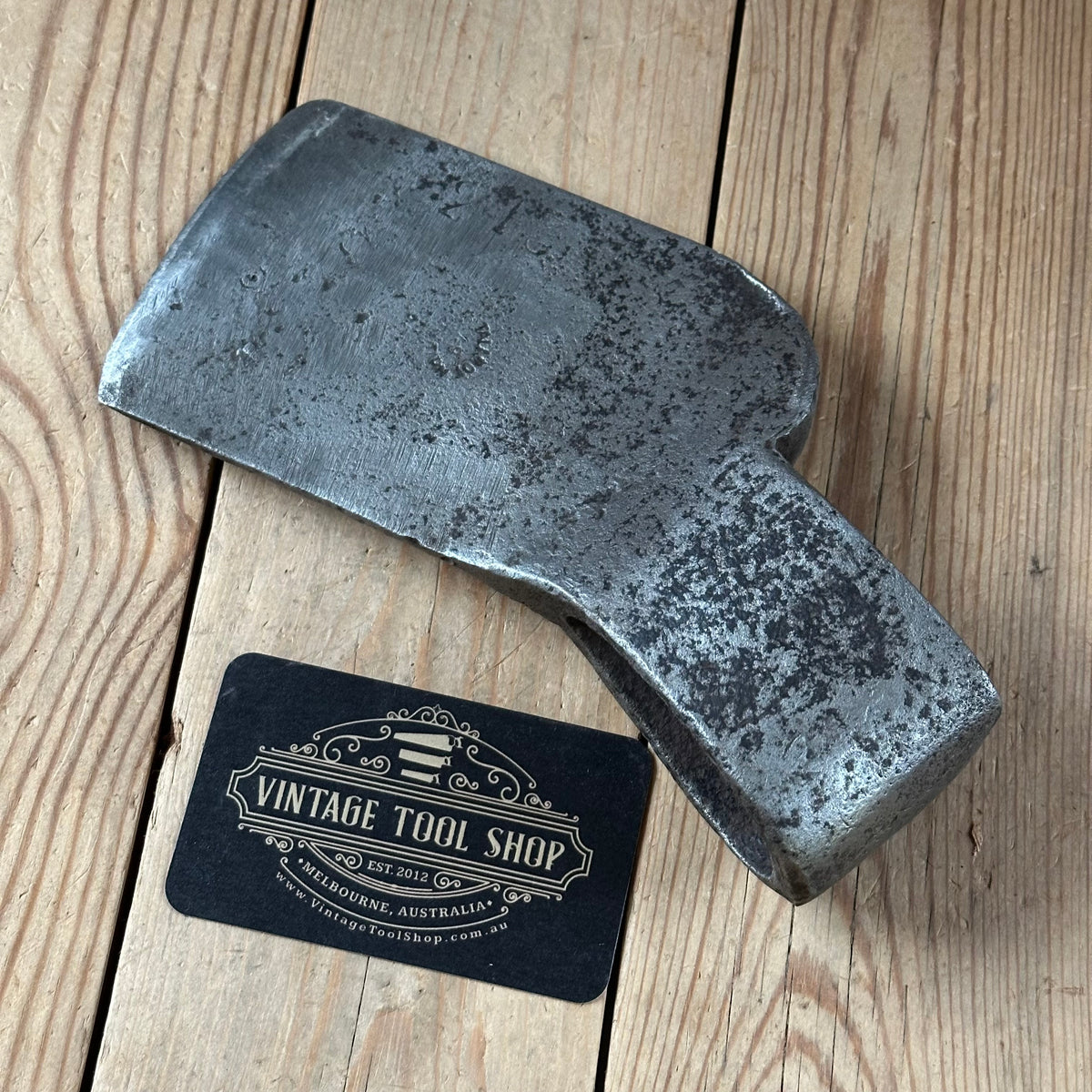 Y237 COOL! Antique French pattern MINERS axe head