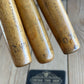 D1916 Vintage 3 x MATHIESON Scotland PARING Gouges CHISELS Boxwood Handles
