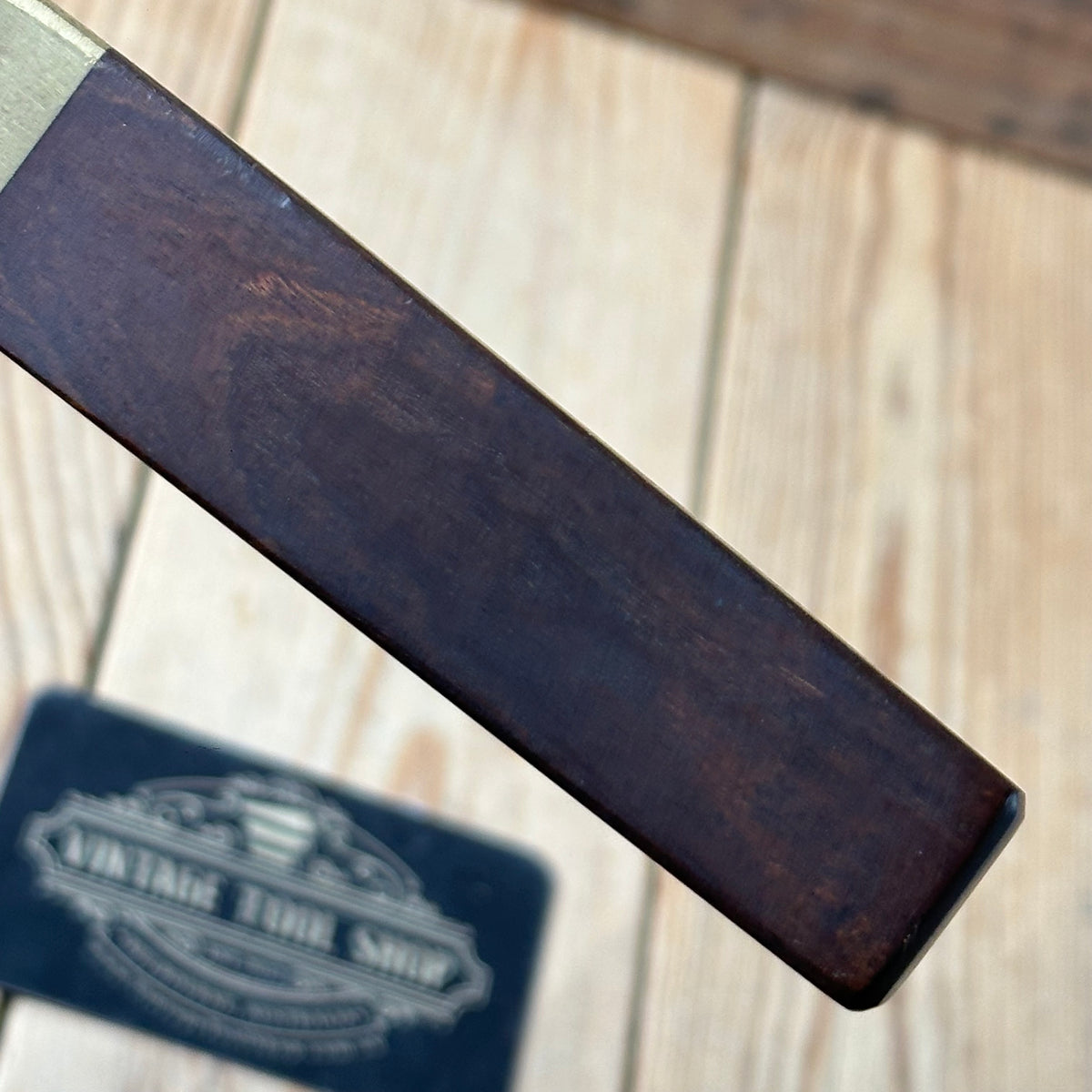 C3 CLEAN! Contemporary Australian HNT GORDON Gidgee CURVED BASE SPOKESHAVE IOB