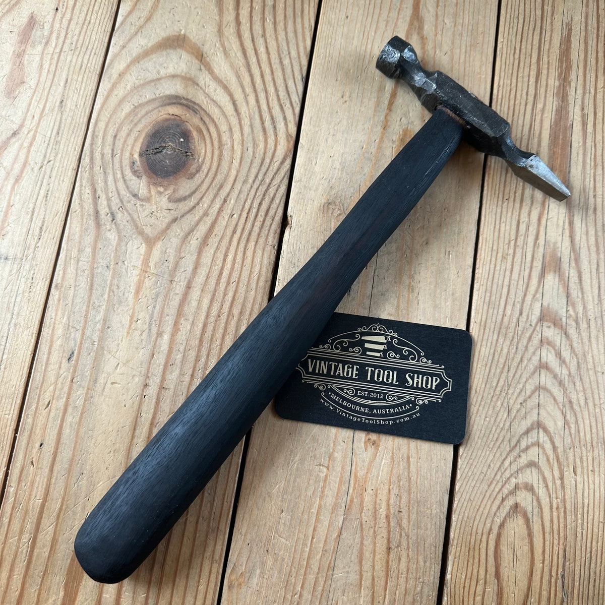 JMB39 Blacksmith made HAND FORGED 1045 steel CROSS PEEN HAMMER. Made by Jacob Marcus BONESAW
