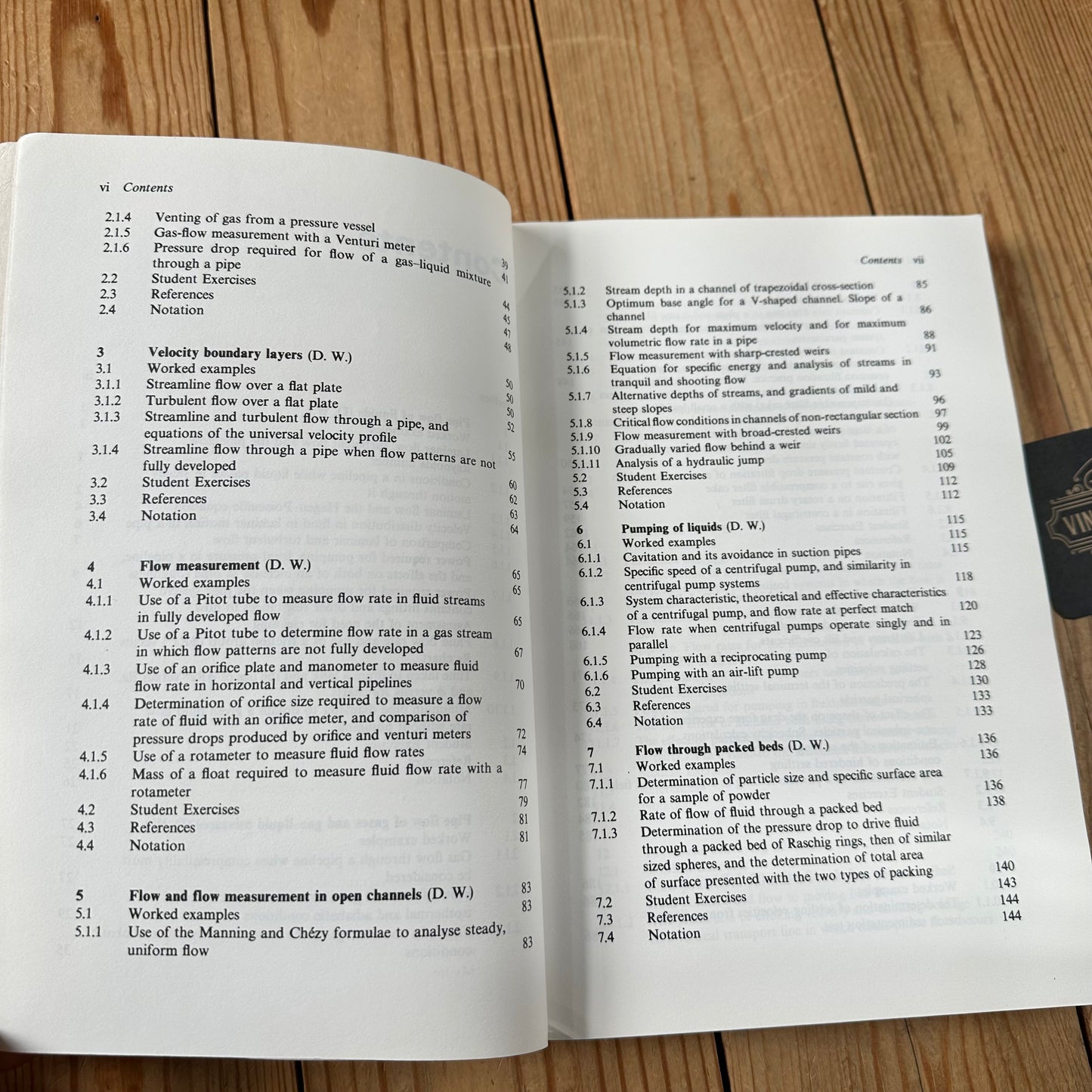 XBN110 Vintage 1986 of PROBLEMS in FLUID FLOW BOOK by D.J.Brasch & D.Whyman