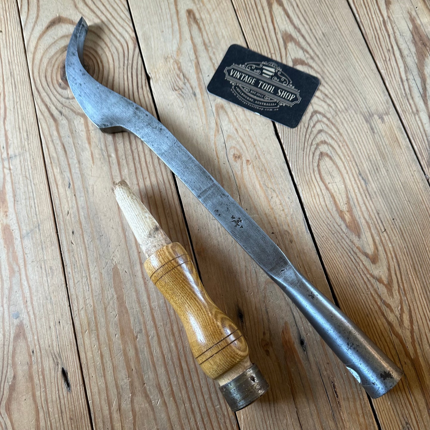 H2511 TIDY! Antique WARD 1/2" SWAN NECK Mortise CHISEL