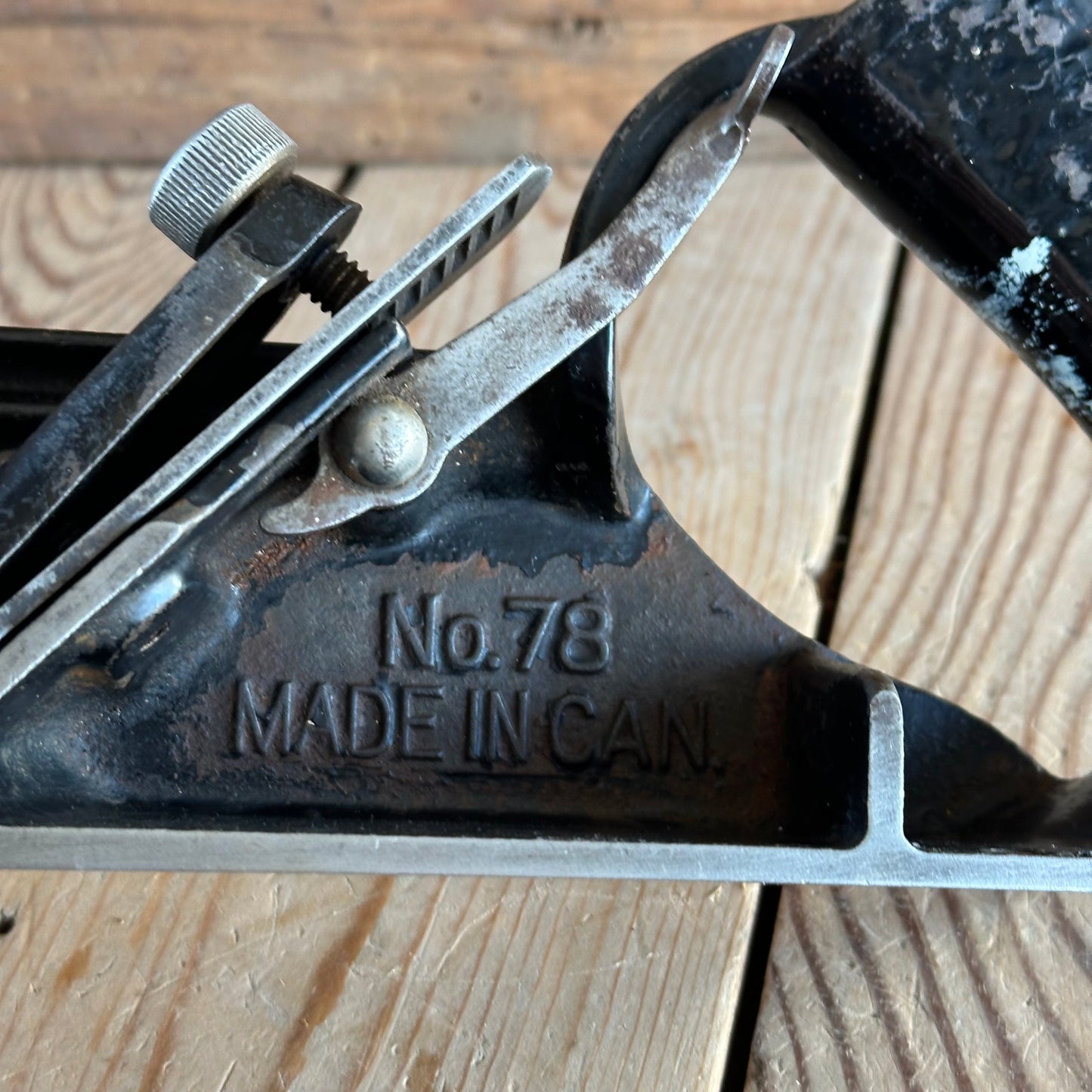 N606 Vintage STANLEY Canada SWEETHEART No.78 Duplex RABBET rebate plane