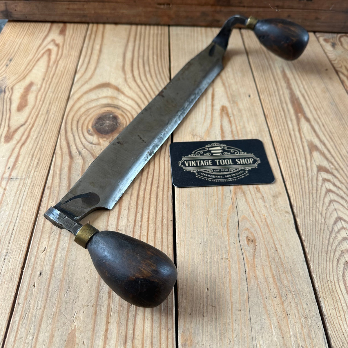JMB41 Blacksmith made HAND FORGED 1045 steel 9”DRAWKNIFE. Made by Jacob Marcus BONESAW