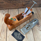 SOLD. N1703 GORGEOUS Vintage E.C.E. West-Germany No:711 PRIMUS PLANE Figured Pear & Lignum Vitae Sole