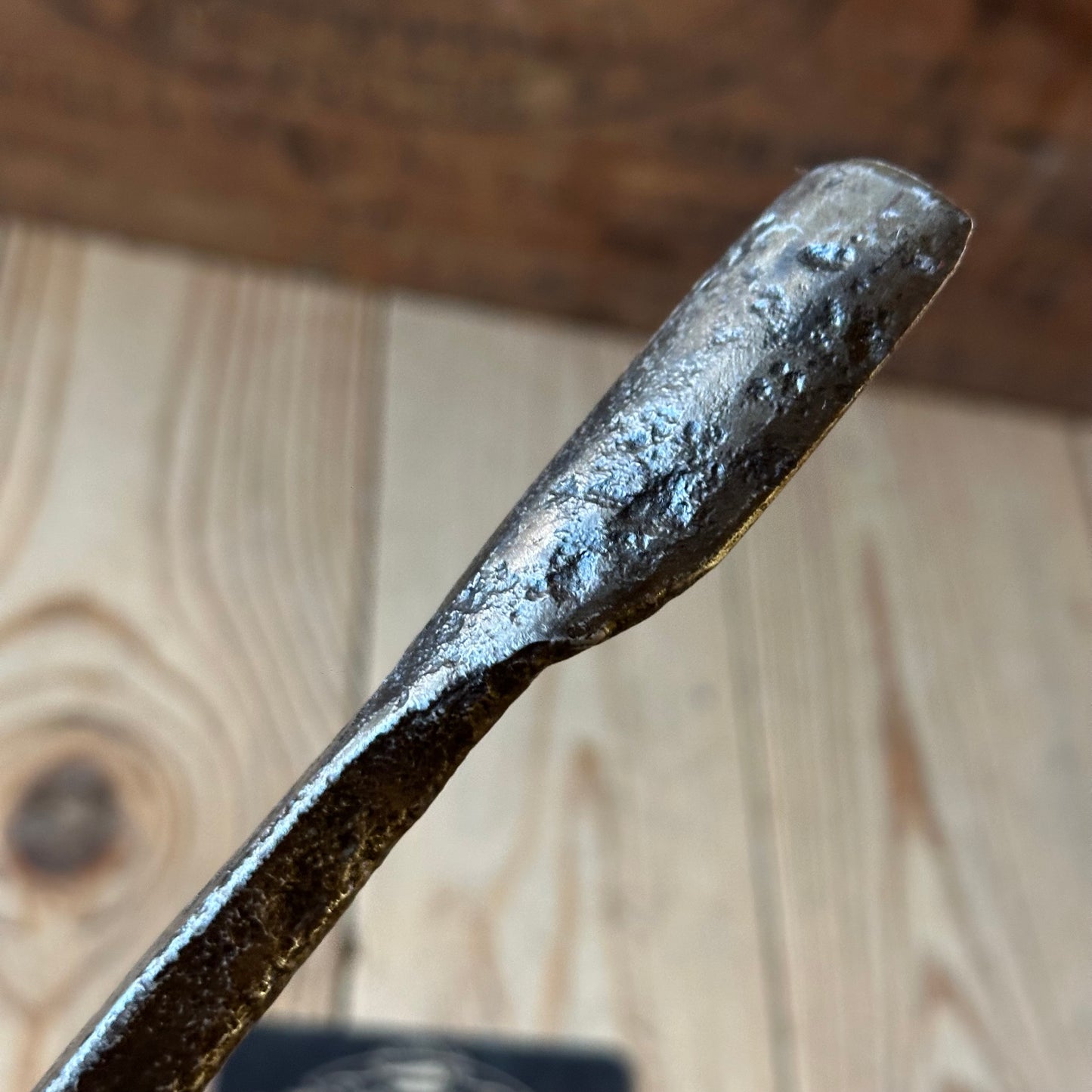 D1896 ANCIENT! Large Antique EUROPEAN GOUGE Carving CHISEL