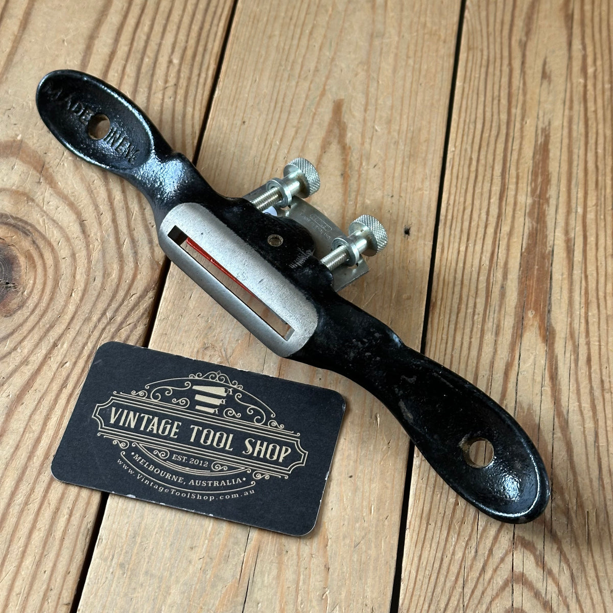H2646 Vintage STANLEY England No.151R CONVEX adjustable SPOKESHAVE