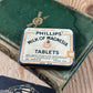 H2396 Vintage tiny JEWELLERS WATCHMAKERS taps & die in vintage Phillips tin