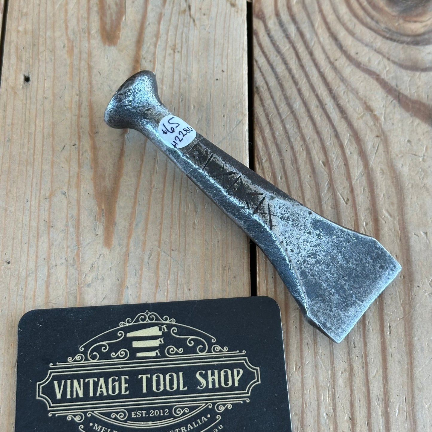 H2280 Vintage KENNEDY & HITCHINS CAULKING IRON shipwright tool