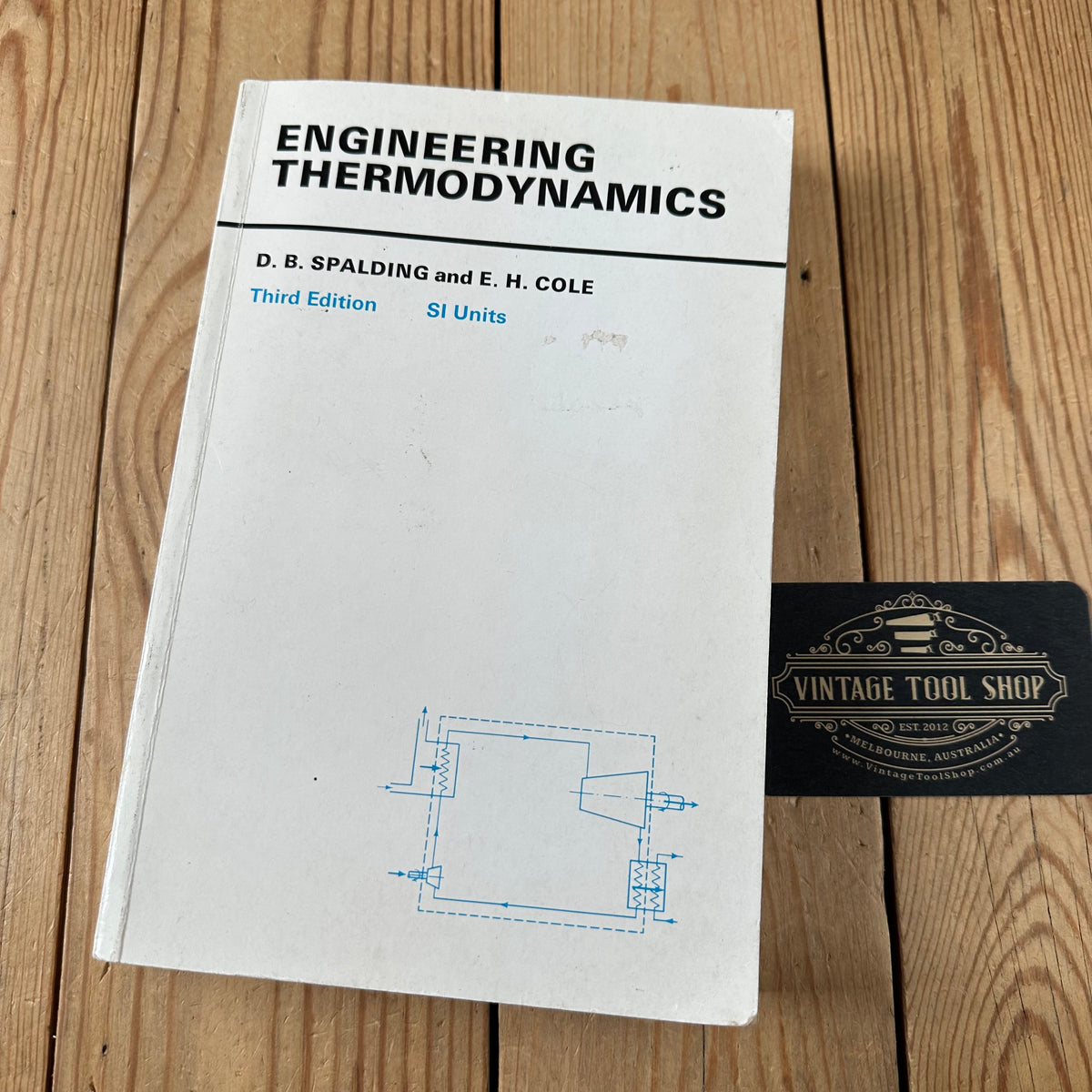 N2034 Vintage 1973 BOOK ENGINEERING THERMODYNAMICS 3rd edition SI units by D.B.Spalding & E.H.Cole