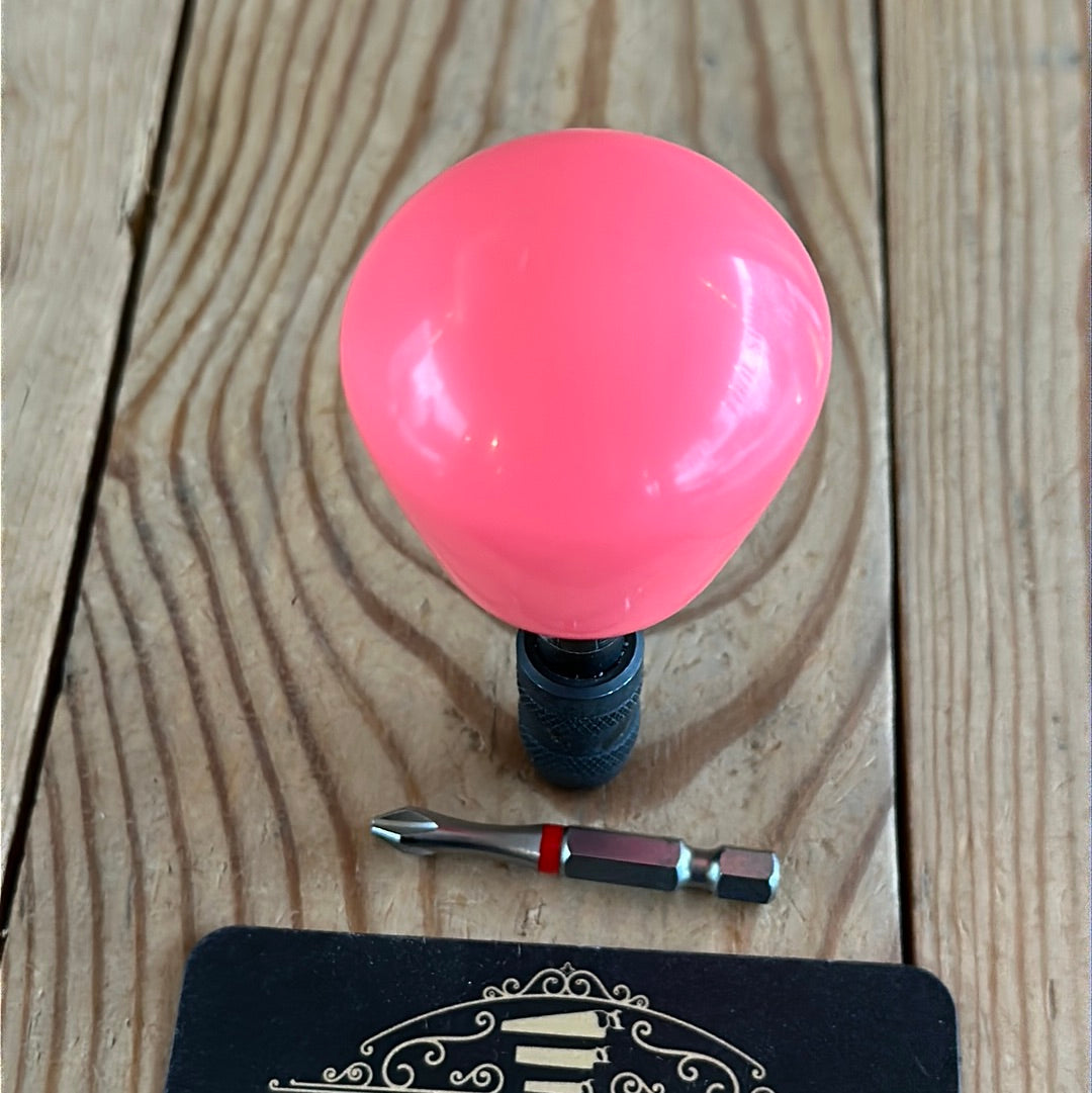 TR150 Repurposed BARBIE hot pink POOL BALL HEX TIP DRIVER by Tony Ralph