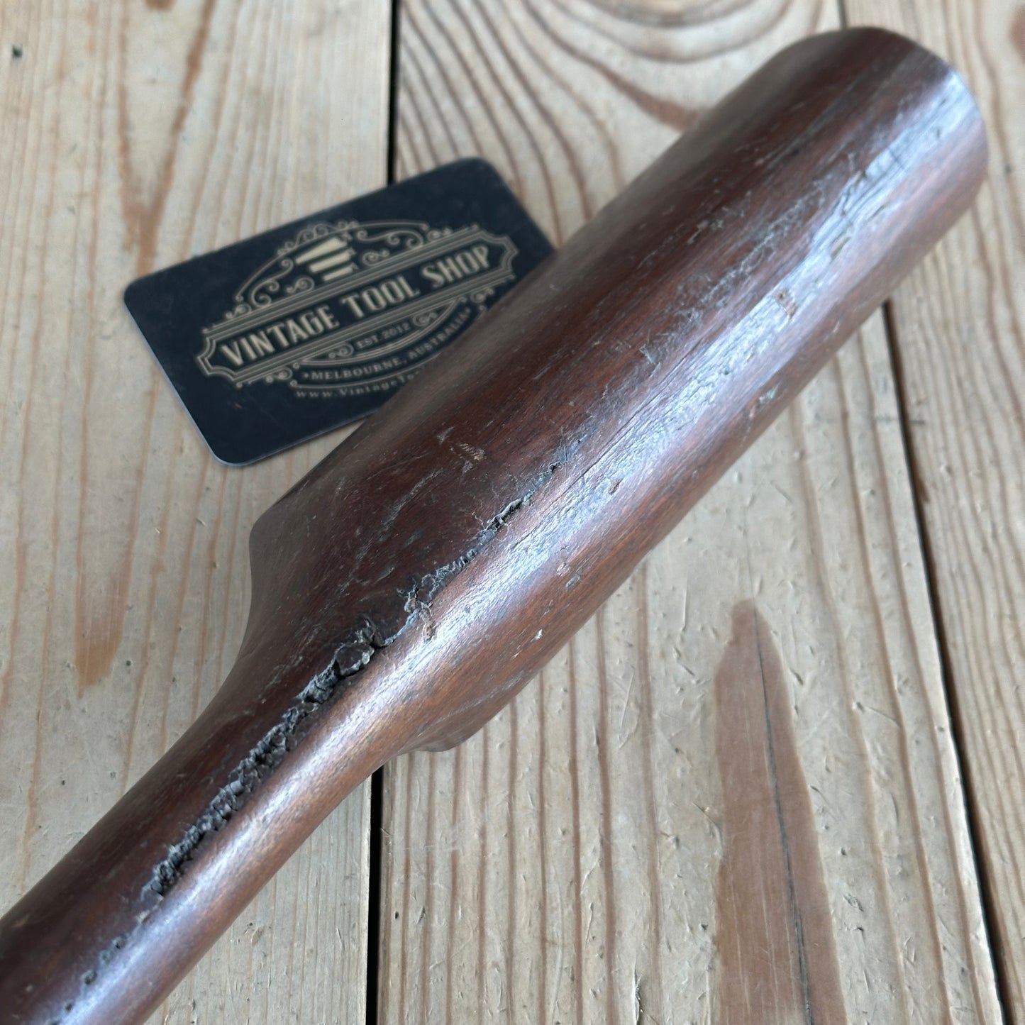 H2372 Vintage Lead DRESSING STICK plumbers mallet