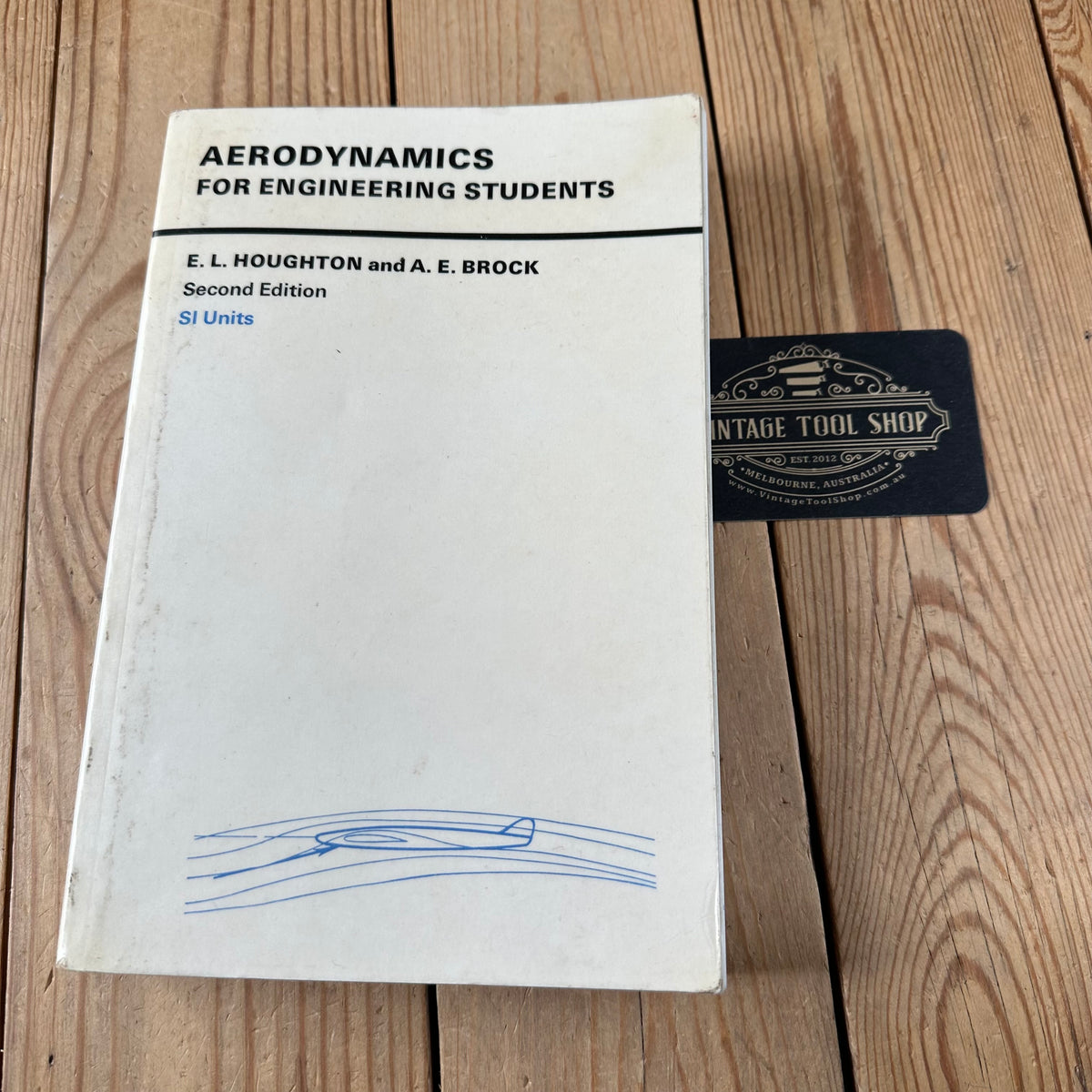 N2031 Vintage 1980 BOOK AERODYNAMICS for ENGINEERING STUDENTS by E.L.Houghton & A.E.Brock 2nd Edition