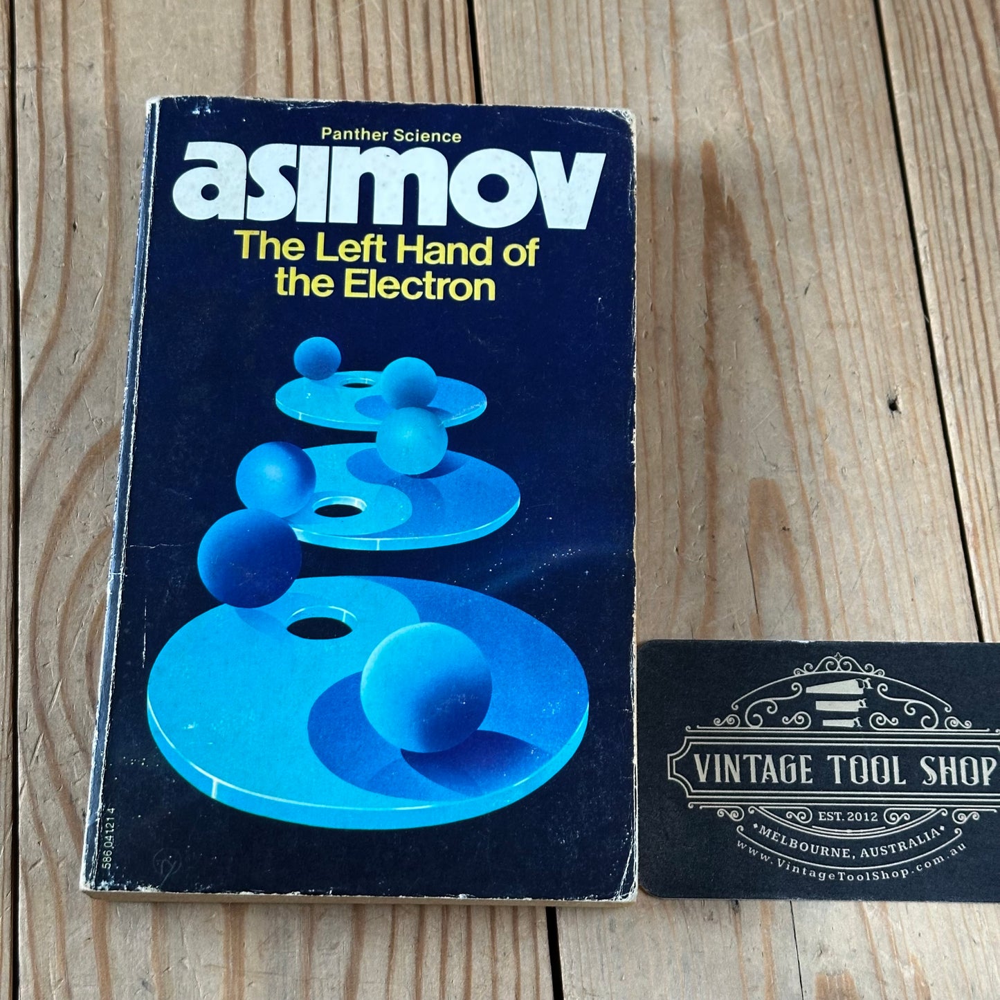 XBN89 Vintage BOOK The LEFT HAND of the ELECTRON by I. Asimov